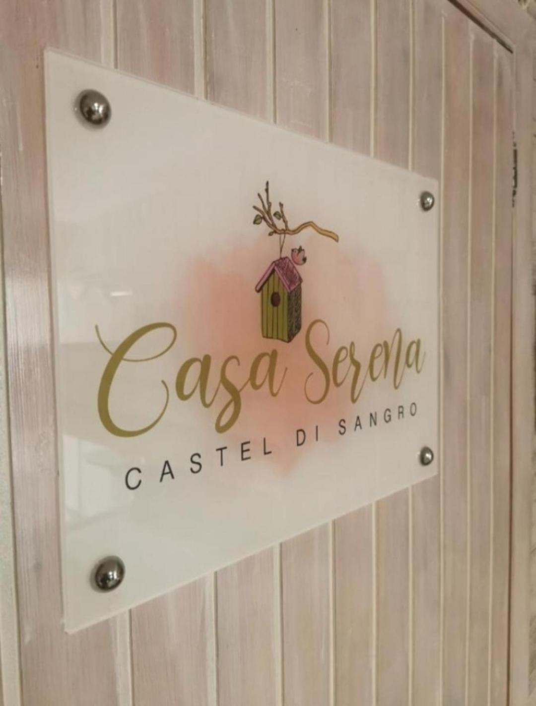 Casa Serena Кастель-ди-Сангро Экстерьер фото